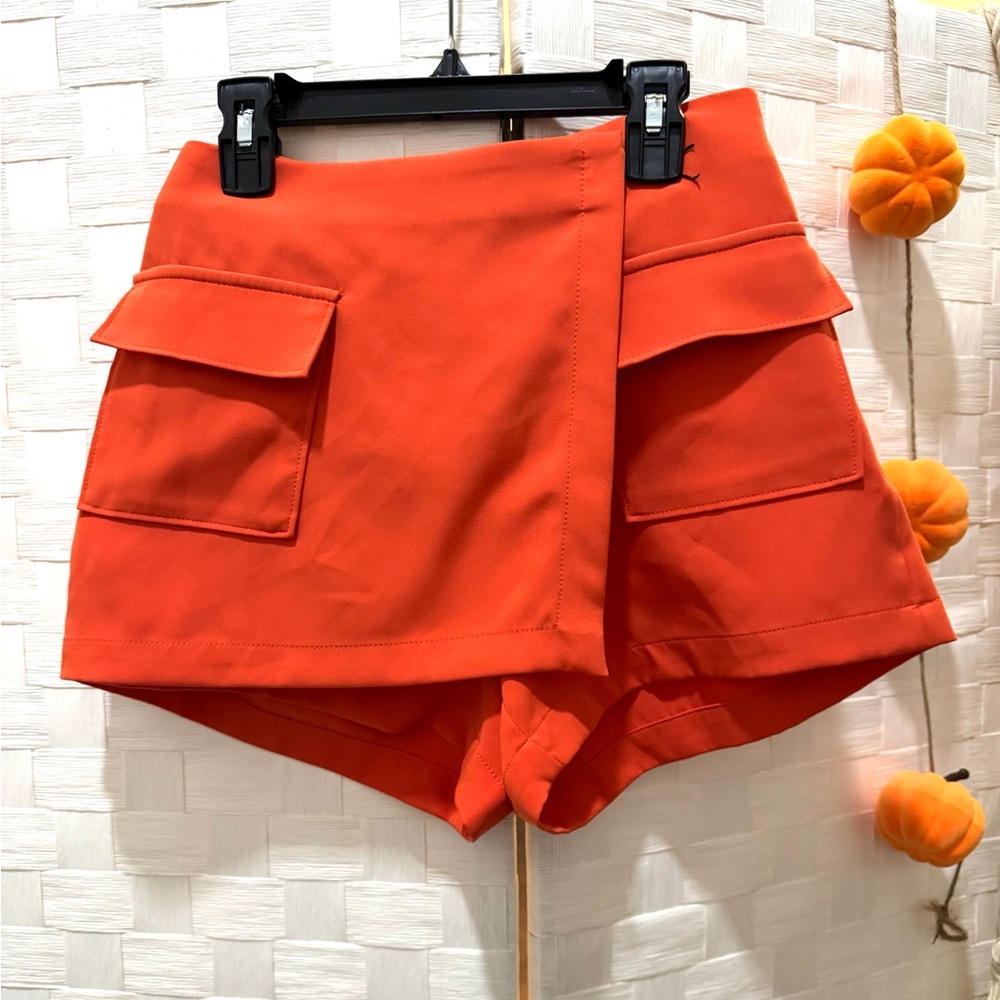 Orange Women’s Skort with 2 front pockets